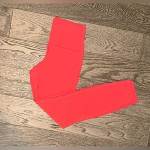 Lululemon Align High-Rise Pant 25" Glaze Pink Leggings Size 6